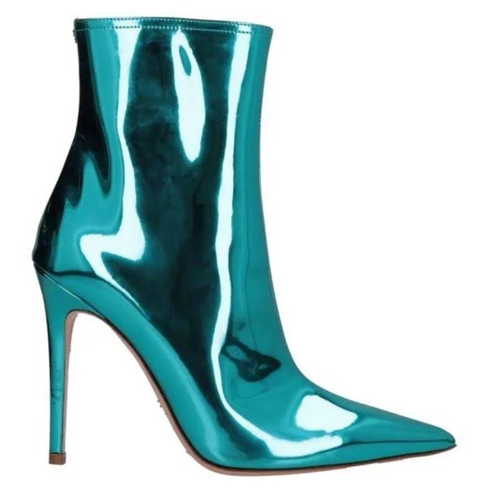 Elisabetta Franchi Boots Brand New sz 40 Turquoise Blue Sexy Stiletto